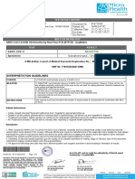 Test Result Report: Interpretation Guidelines