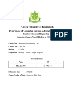 Green University of Bangladesh: Department of Computer Science and Engineering (CSE)
