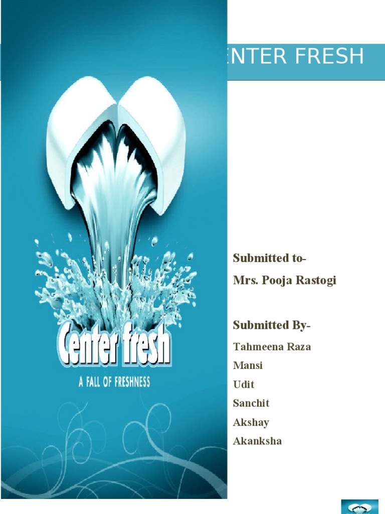 Center Fresh Project | PDF | Retail | Brand