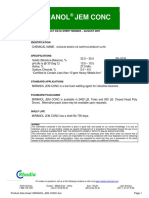 Miranol Jem Conc: Product Data Sheet N000823 - August 2007