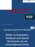 Industrial Relations Issues in India: Name: Prof Shailendra Nigam