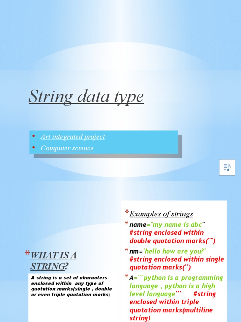 Art Integrated Project Computer Science | PDF | String (Computer ...