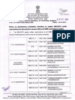 DGS Notice on MEO/ETO Exams in January 2022