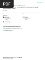 The Development of A Web-Based Application of Examination Seating Arrangement For Student