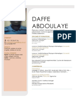 Abdoulaye DAFFE CV