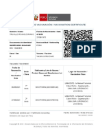 MINSA - Carnet Vacunación