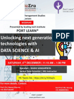 Webinar AI & DS