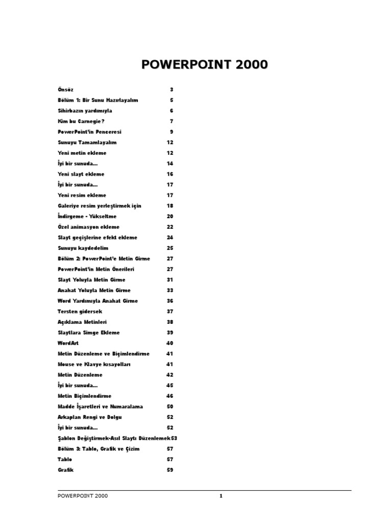 Powerpoint 2000 GG | PDF