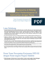 Proyek Kerjasama Di Bidang Infrastruktur Perkeretaapian Di Kalimantan Dengan Rusia