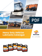 Lubricants Catalogue For Heavy Duty Vehicles