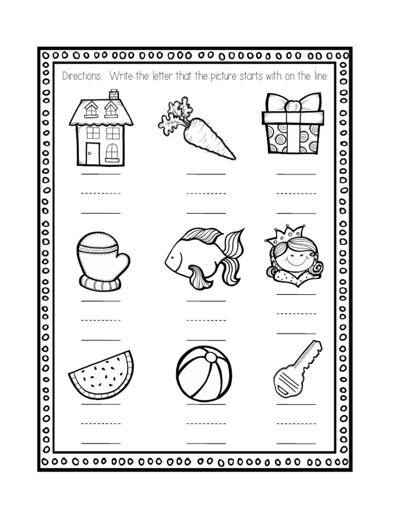 Kindergarten Packet | PDF | Written Communication | Printing