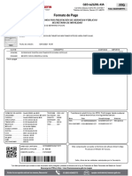 Formato de Pago: Derechos Por Prestación de Servicios Públicos Secretaria de Movilidad