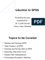 An Introduction To SPSS Workshop SessionV2 2