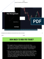 Pdfcoffee.com Episode 13 Trade Entry Amp Risk Management PDF Free