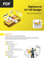 Diploma in UI/UX Design: (It's Live & Advanced !!)