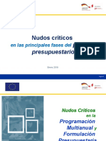 1.2 Nudos Críticos en El Proceso Presupuestario