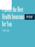 Choose The Best Health Insurance Plan For You