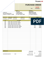Purchase Order Template 03 - TemplateLab