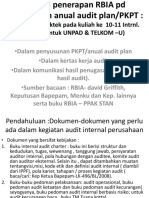 Penerapan RBIA PD Penyusunan Anual Audit Plan PKPT