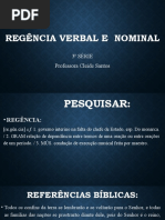 1 - Termo Regente, Termo Regido, Regências Verbal e Nominal | PDF ...