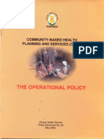 CHPS Operational Policy 2005