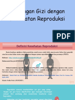 Hubungan Gizi Dengan Kesehatan Reproduksi