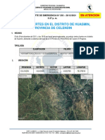 Coer Cajamarca Reporte de Emergencia 203 2021