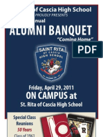 2011 Alumni Banquet Program