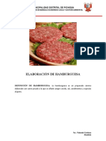 Elaboracion de Hamburguesa