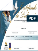 Certificado de Dedicacin de Nios 1 638