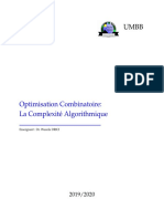 La complexité Algorithmique