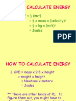 How To Calculate Energy