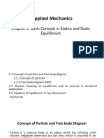 Mechanics of Particles and Free Body Diagrams