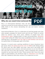 International Workers' Day Explained