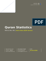 Quran Statistics: RDS-Q No. #4