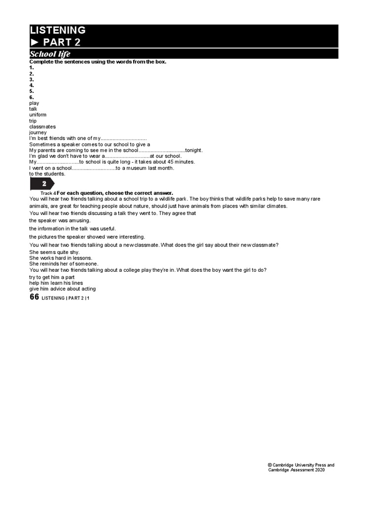 Exam Booster For B1 | PDF | Homework | Test (Assessment)