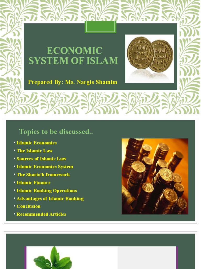 Islamic Economic System Overview | PDF | Islamic Banking And Finance ...