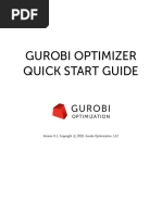 Gurobi Optimizer Quick Start Guide (9.1)