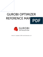 Gurobi Optimizer Reference Mannual (9.1)