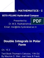 Math C191: Mathematics - I