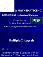 Math C191: Mathematics - I