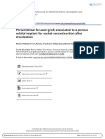 2016 Periumbilical Fat Auto-Graft Associated To A Porous Orbital Implant For Socket Reconstruction After Enucleation