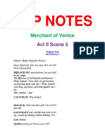 Abp Notes: Merchant of Venice