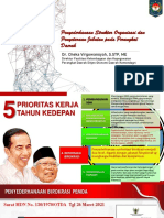 Penyederhanaan Birokrasi - Provinsi Jawa Timur 13 September 2021