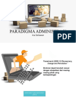 Paradigma Administrasi