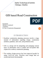 GIS Based Road Construction: Veermata Jijabai Technological Institute Matunga, Mumbai
