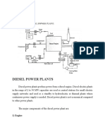 Diesel Power Plants: 1) Engine