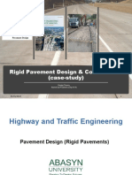 Rigid Pavement Design & Construction (Case-Study) : Design Theory, Numerical Problems (CHP # 04)