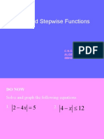 CH 4-3 Piecewise-Stepwise Functions