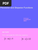 CH 4-3 Piecewise-Stepwise Functions